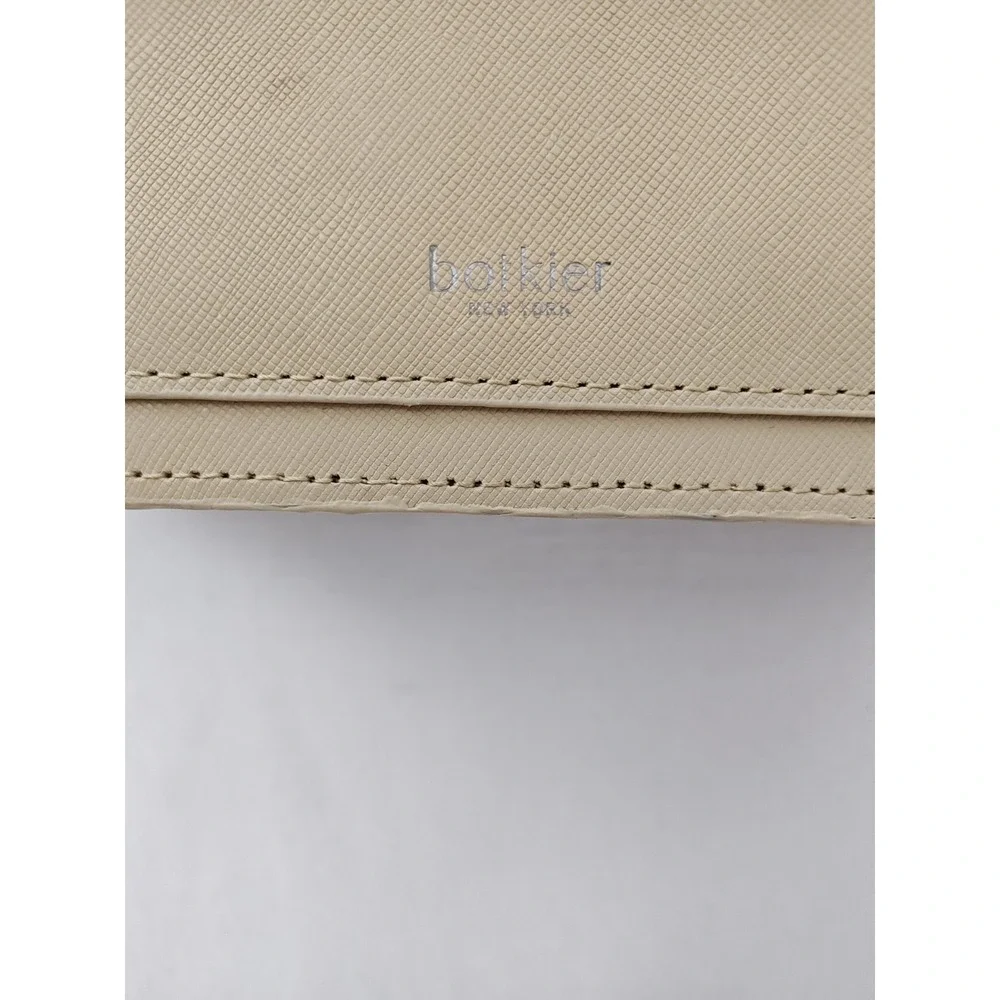 Botkier Handbag Medium Taupe Cream  Crosstown‎ Leather Hobo Bag Purse